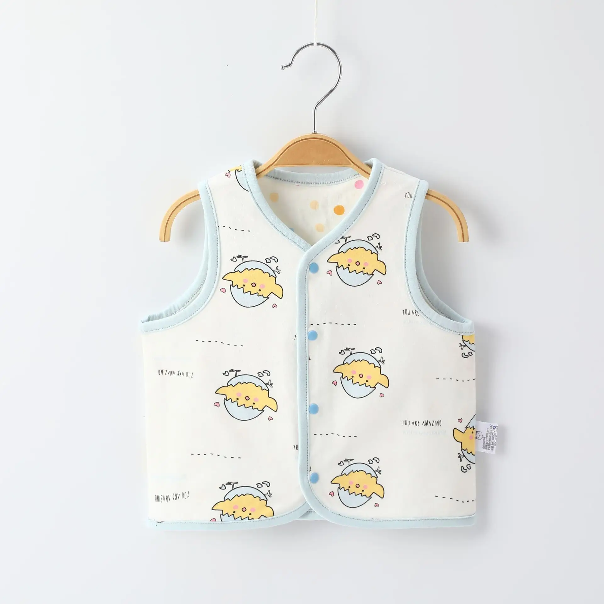 Infant Knitted Vest Pink Cartoon Spring Autumn Small - Image 8