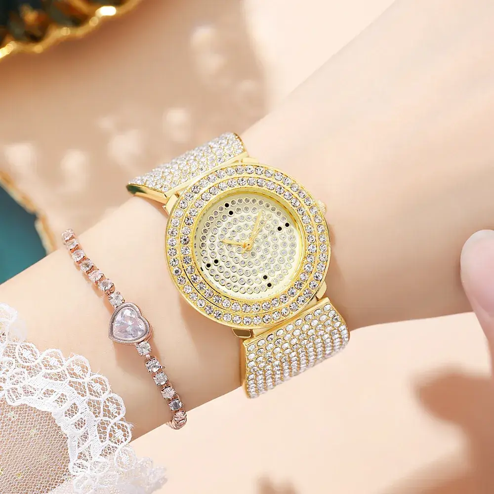 Luxury Rhinestone Butterfly Strap Watch for Women - Image 5