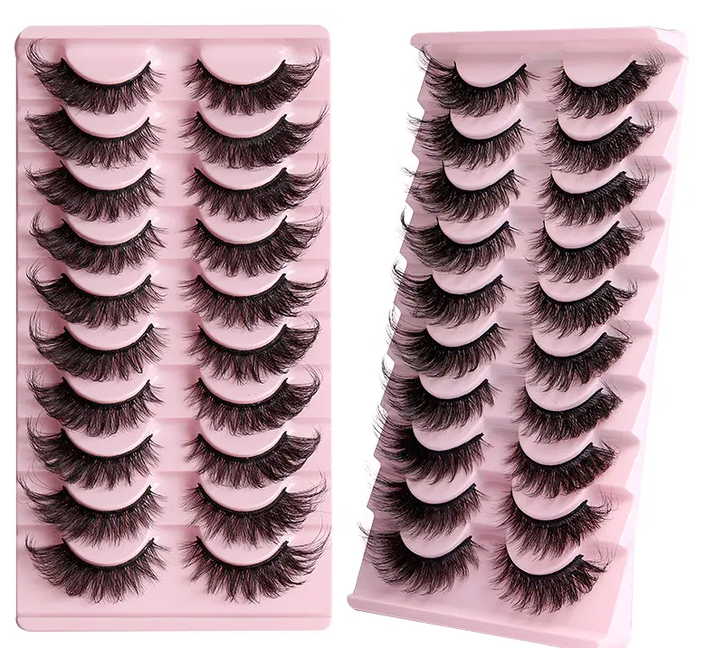 10 Pairs of 8D Mink False Eyelashes for Natural Look — feature 12