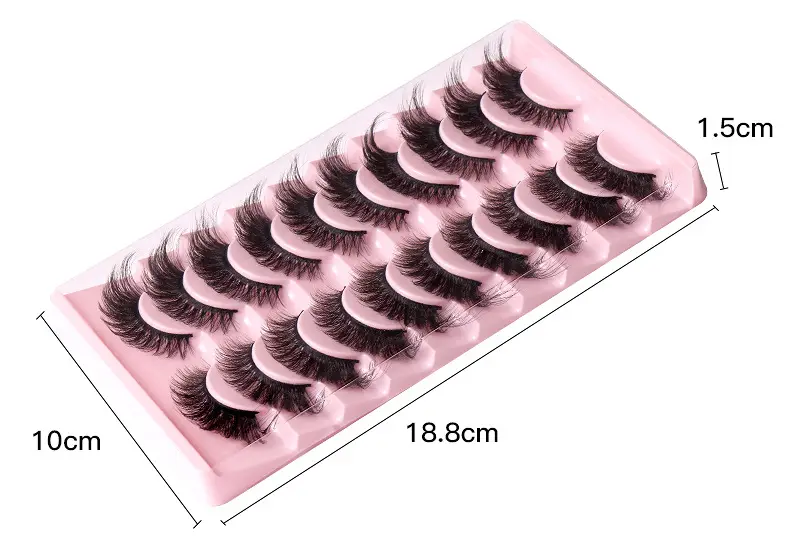10 Pairs of 8D Mink False Eyelashes for Natural Look — feature 8