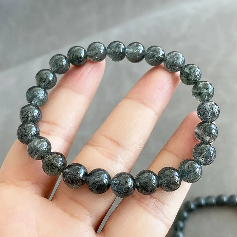 Jingyao Black Storm Mica Bracelet 8mm Women's Fashion — feature 14