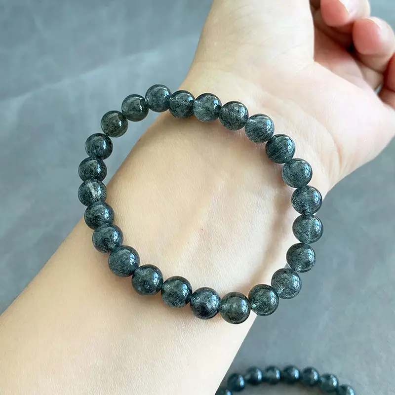 Jingyao Black Storm Mica Bracelet 8mm Women's Fashion - Image 4