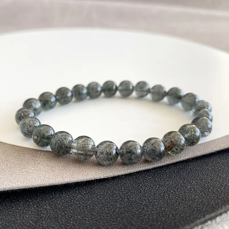 Jingyao Black Storm Mica Bracelet 8mm Women's Fashion — feature 10
