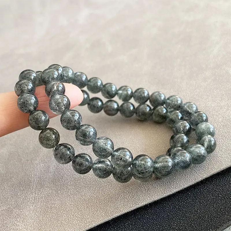 Jingyao Black Storm Mica Bracelet 8mm Women's Fashion — feature 13