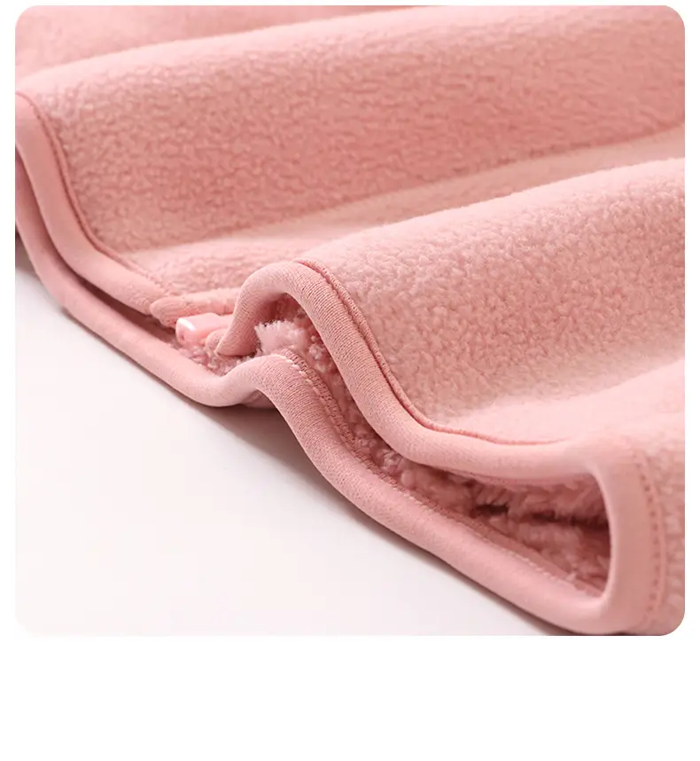 Blue Fleece Zipper Jacket for Kids School Uniform — feature 18