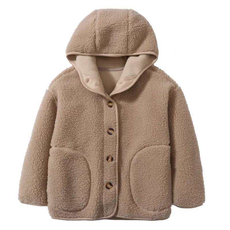 Blue Fleece Zipper Jacket for Kids School Uniform - Image 9