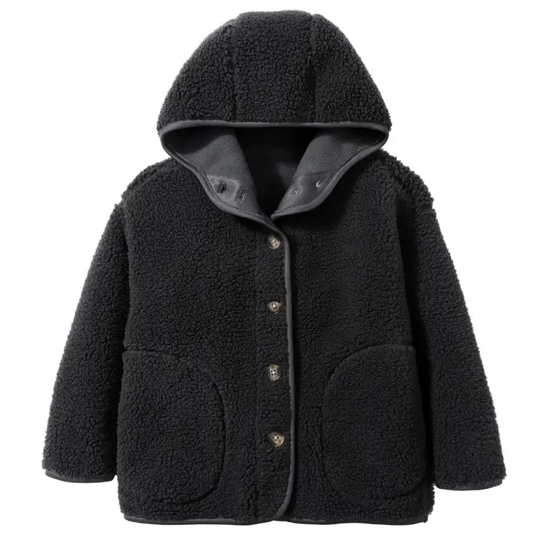 Blue Fleece Zipper Jacket for Kids School Uniform - Image 10