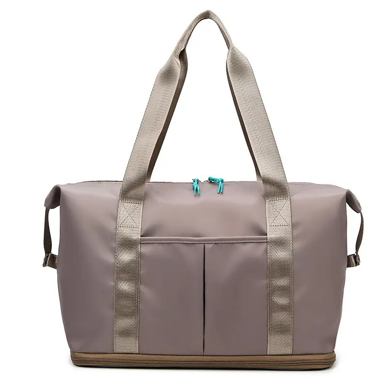 Women's Large Capacity Wet Dry Yoga Bag Grey - Image 6