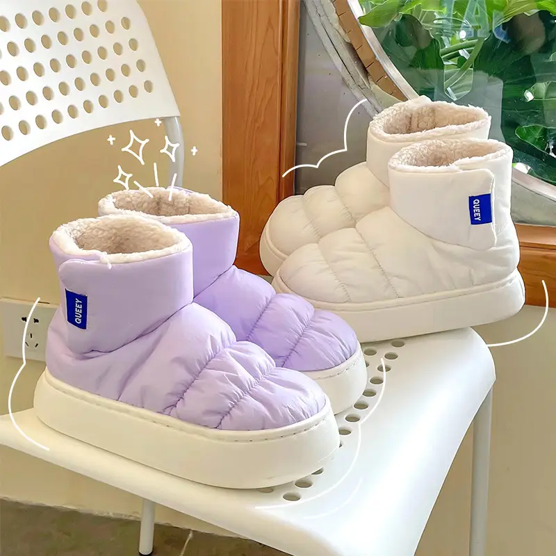 Winter Warm Snow Boots for Girls Waterproof High-Top - Image 7