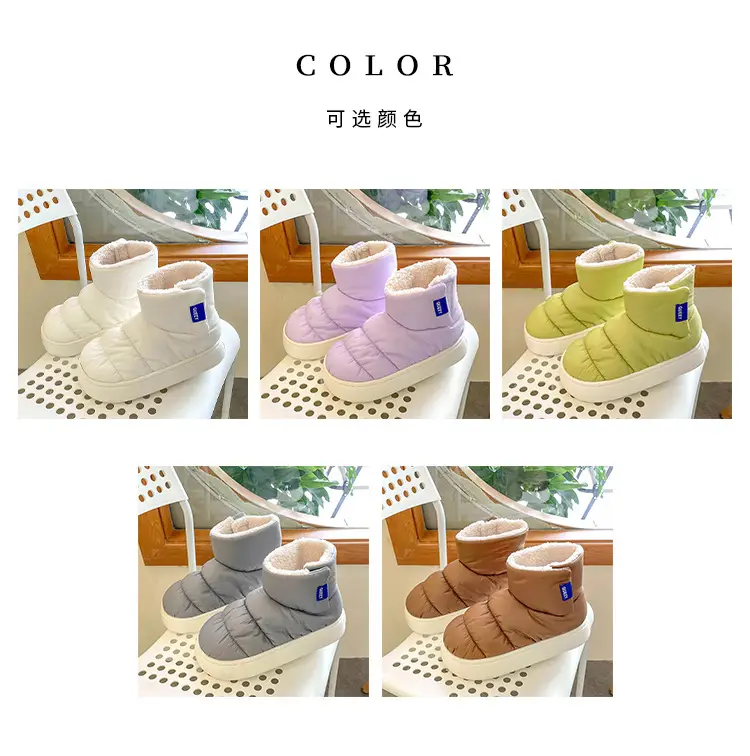 Winter Warm Snow Boots for Girls Waterproof High-Top — feature 3