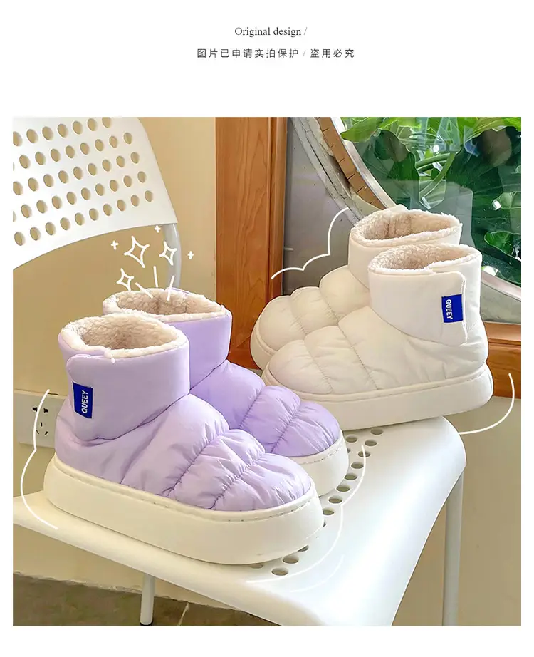 Winter Warm Snow Boots for Girls Waterproof High-Top — feature 4