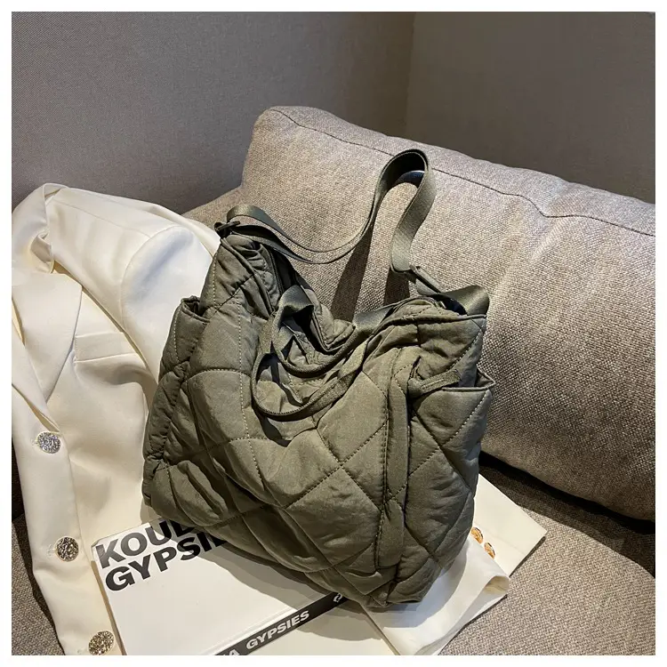 Women's Quilted Crossbody Bag Beige 2026 — feature 121