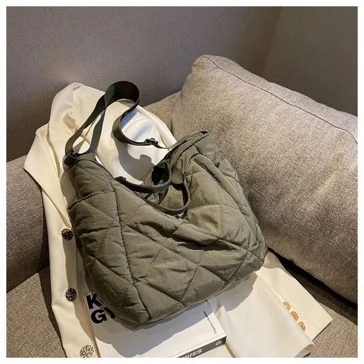 Women's Quilted Crossbody Bag Beige 2026 — feature 122