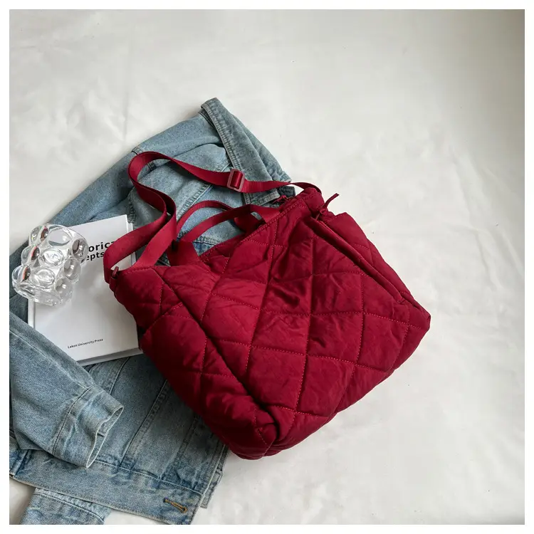 Women's Quilted Crossbody Bag Beige 2026 — feature 129