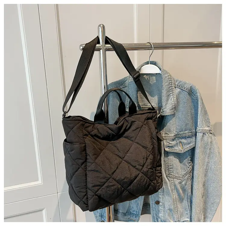 Women's Quilted Crossbody Bag Beige 2026 — feature 138