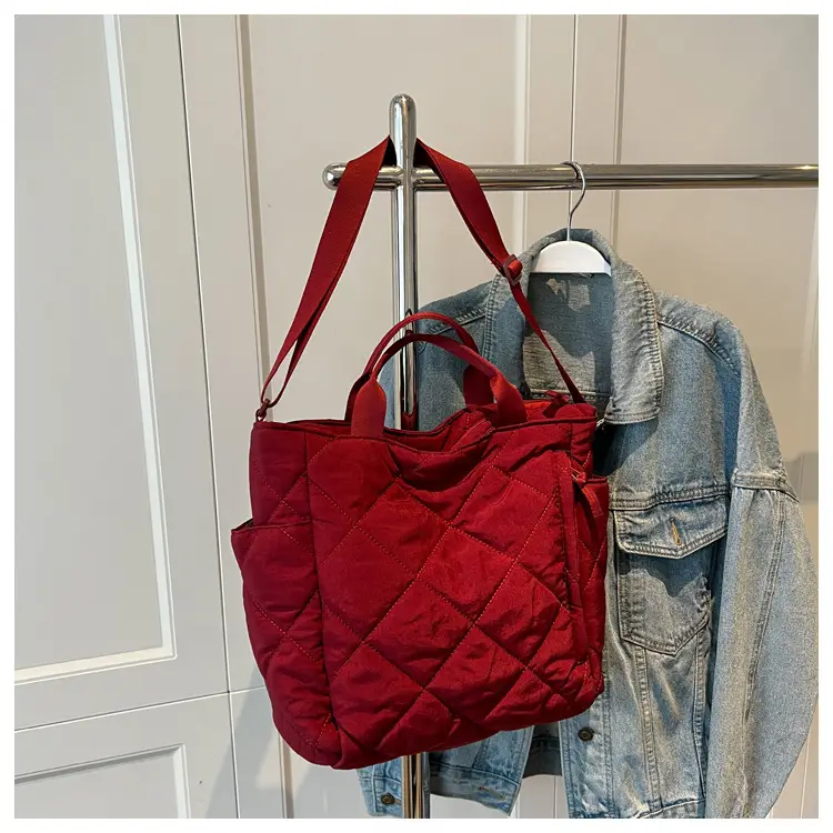 Women's Quilted Crossbody Bag Beige 2026 — feature 140