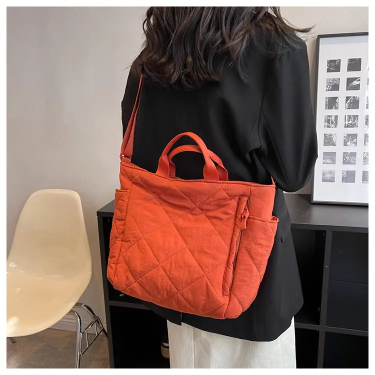 Women's Quilted Crossbody Bag Beige 2026 — feature 22