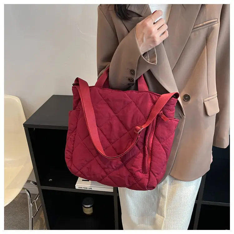 Women's Quilted Crossbody Bag Beige 2026 — feature 23