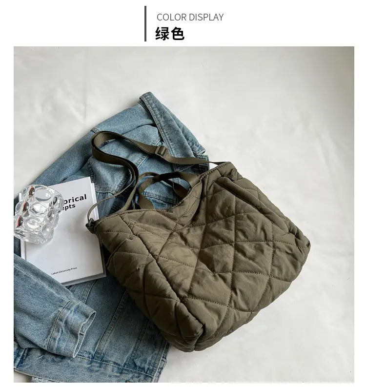 Women's Quilted Crossbody Bag Beige 2026 — feature 32