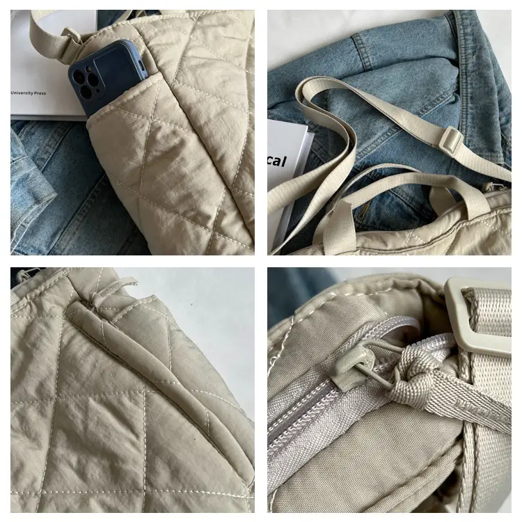 Women's Quilted Crossbody Bag Beige 2026 — feature 36