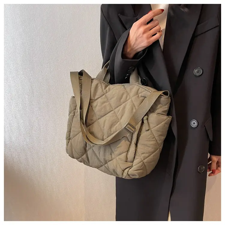 Women's Quilted Crossbody Bag Beige 2026 — feature 51