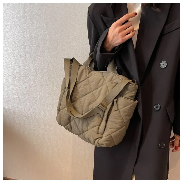 Women's Quilted Crossbody Bag Beige 2026 — feature 52
