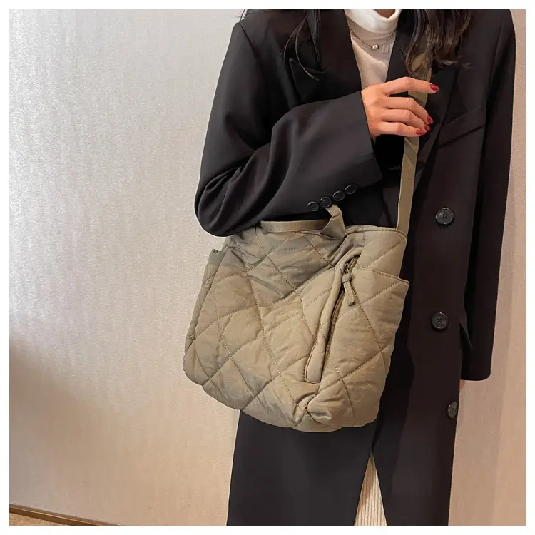 Women's Quilted Crossbody Bag Beige 2026 — feature 54