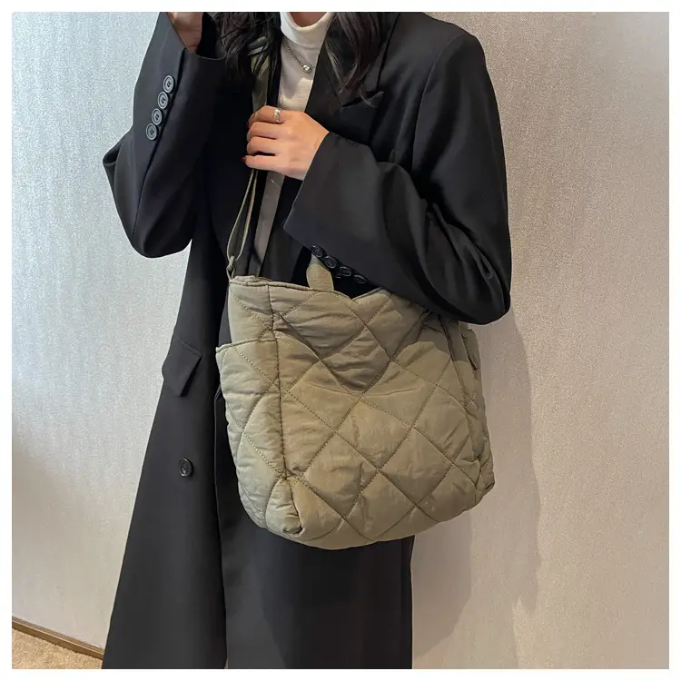 Women's Quilted Crossbody Bag Beige 2026 — feature 58