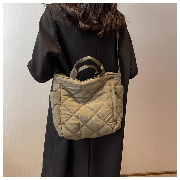 Women's Quilted Crossbody Bag Beige 2026 — feature 61