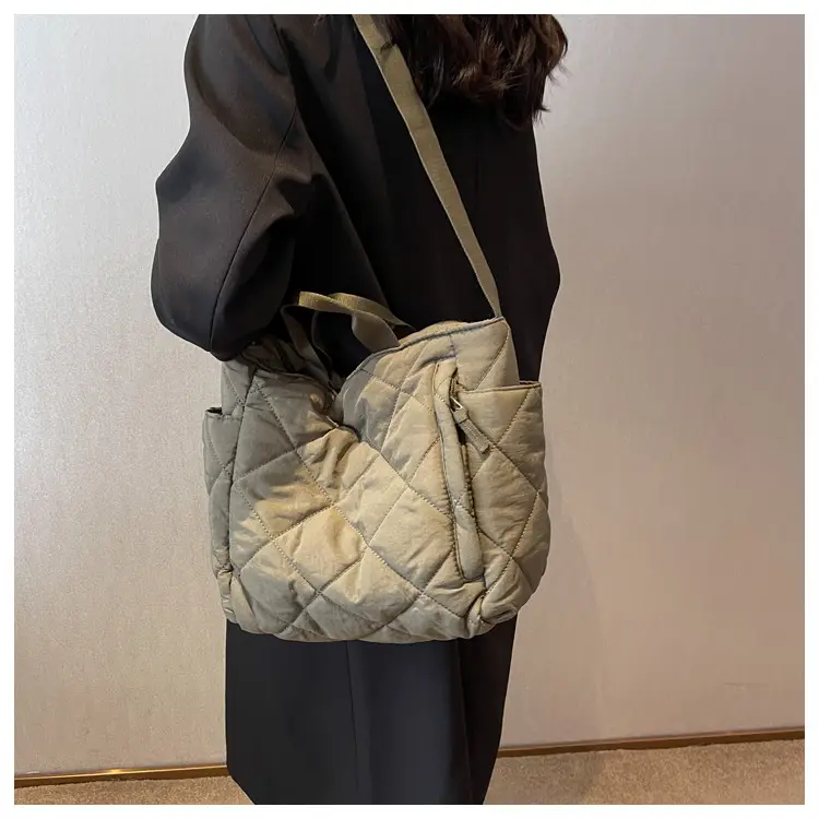 Women's Quilted Crossbody Bag Beige 2026 — feature 62