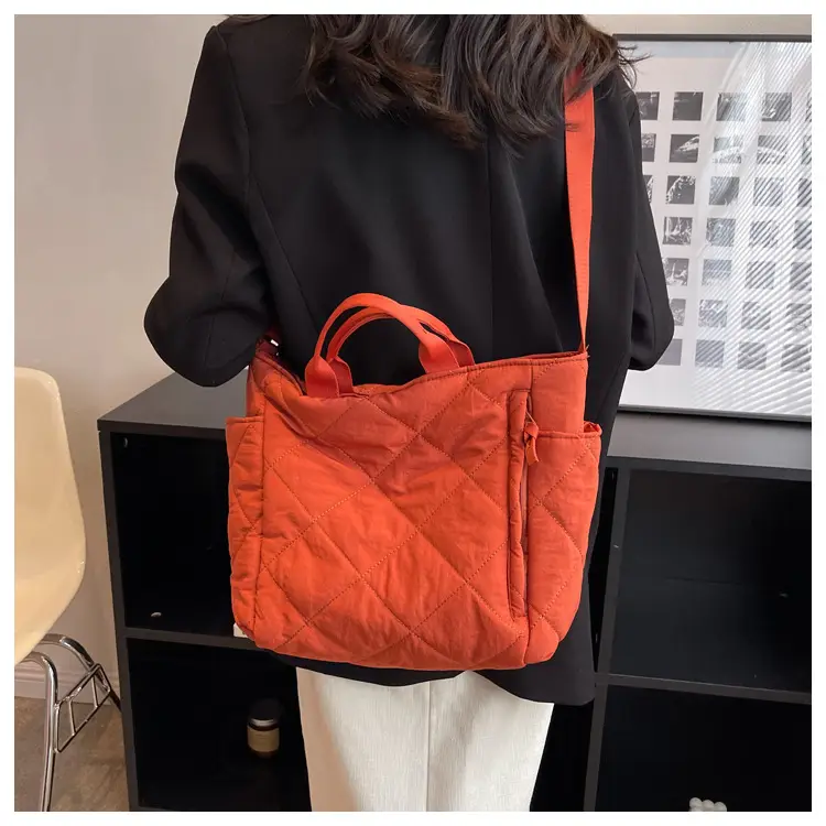 Women's Quilted Crossbody Bag Beige 2026 — feature 64