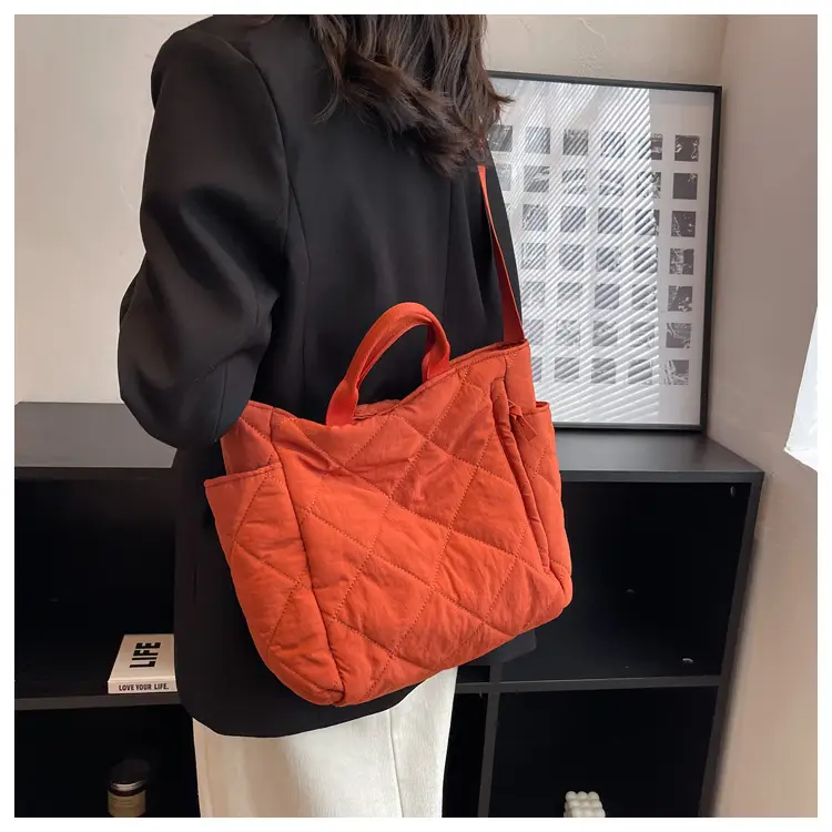 Women's Quilted Crossbody Bag Beige 2026 — feature 65
