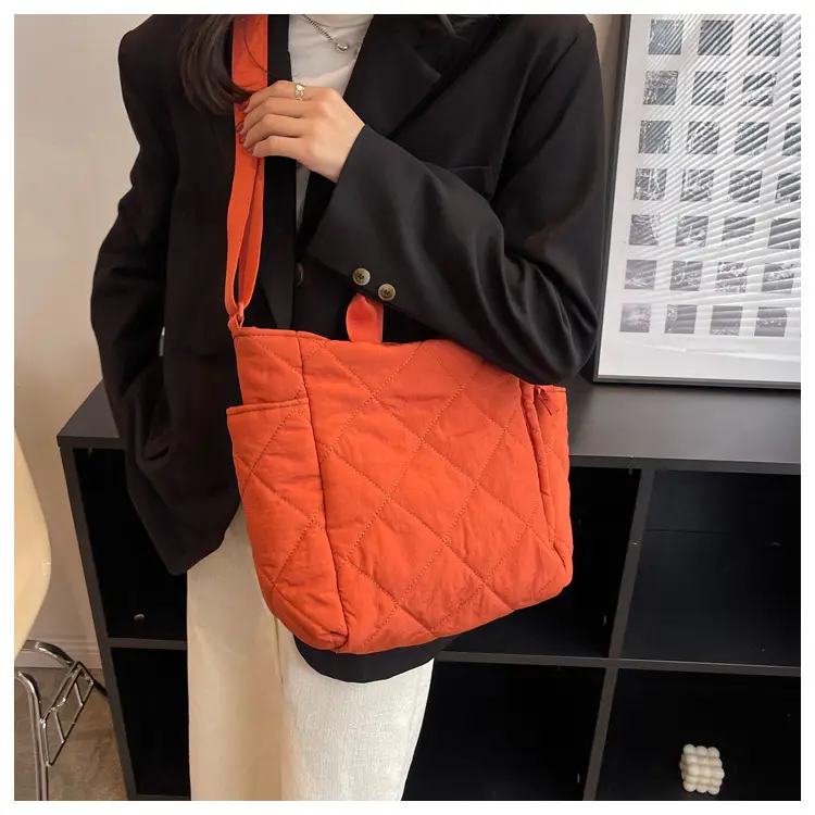 Women's Quilted Crossbody Bag Beige 2026 — feature 67