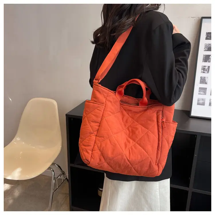Women's Quilted Crossbody Bag Beige 2026 — feature 70