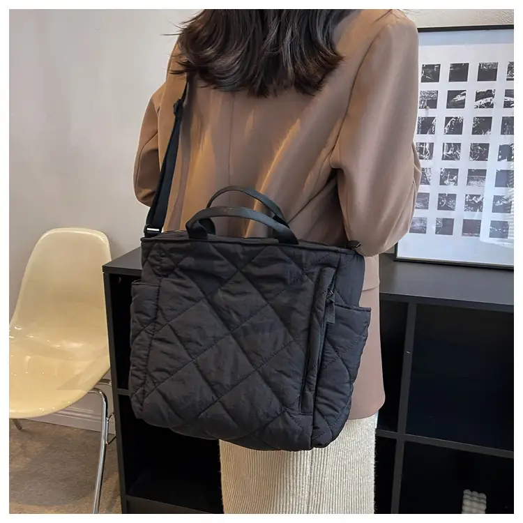 Women's Quilted Crossbody Bag Beige 2026 — feature 78