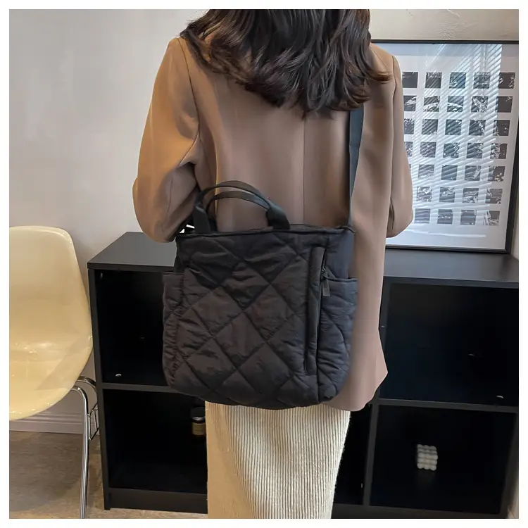 Women's Quilted Crossbody Bag Beige 2026 — feature 83
