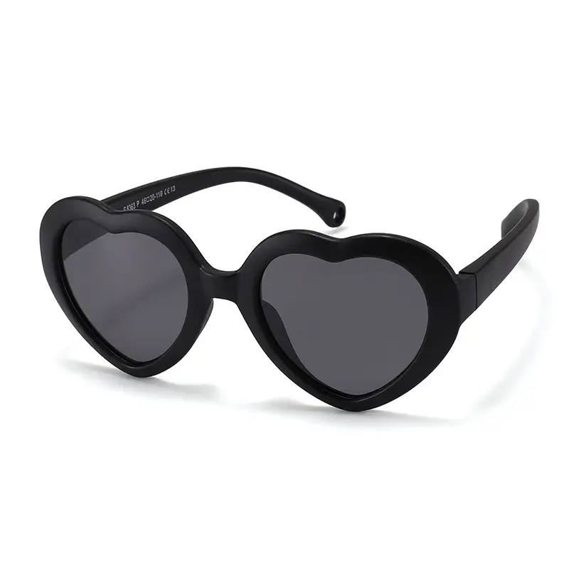 Heart-Shaped Silicone Sunglasses for Kids Unisex 2026