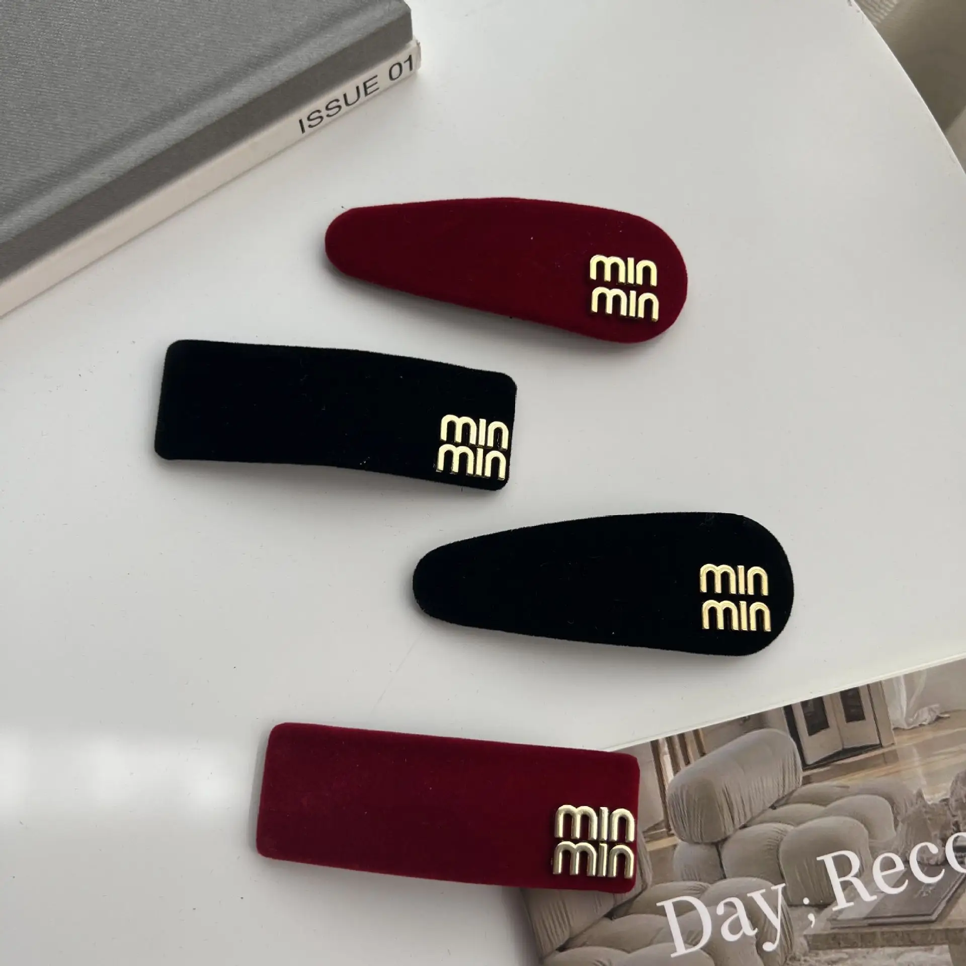 French Retro Velvet Hairpin Tops for Women - Image 8