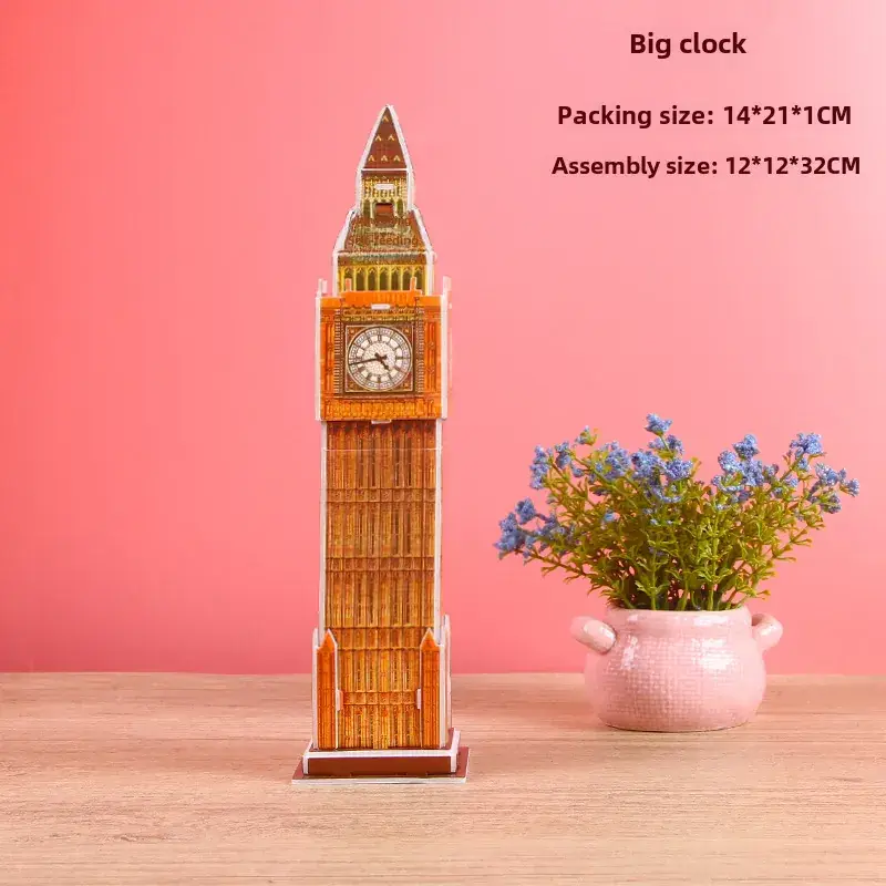 3D Tropical Cabin Puzzle for Kids Educational Toy