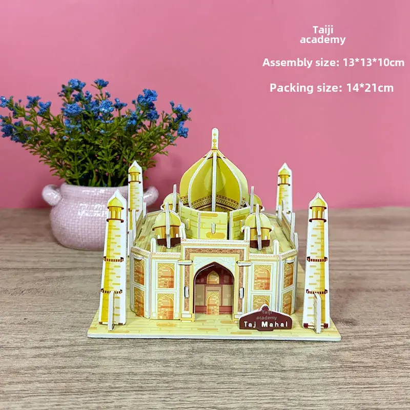 3D Tropical Cabin Puzzle for Kids Educational Toy