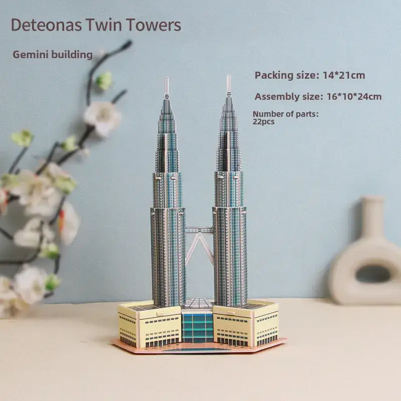 3D Tropical Cabin Puzzle for Kids Educational Toy