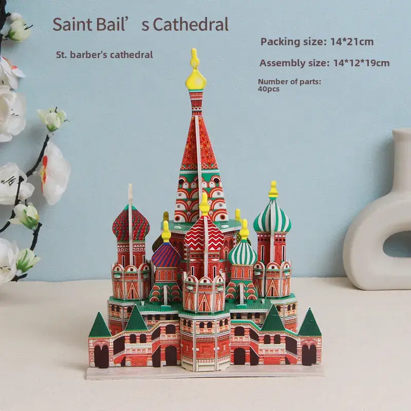 3D Tropical Cabin Puzzle for Kids Educational Toy