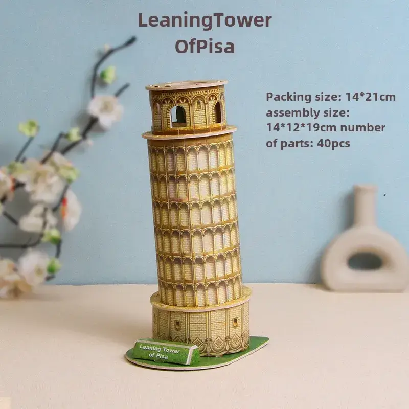 3D Tropical Cabin Puzzle for Kids Educational Toy
