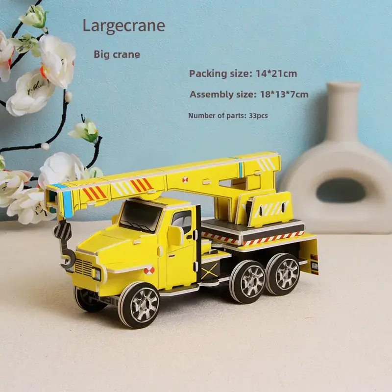 3D Tropical Cabin Puzzle for Kids Educational Toy