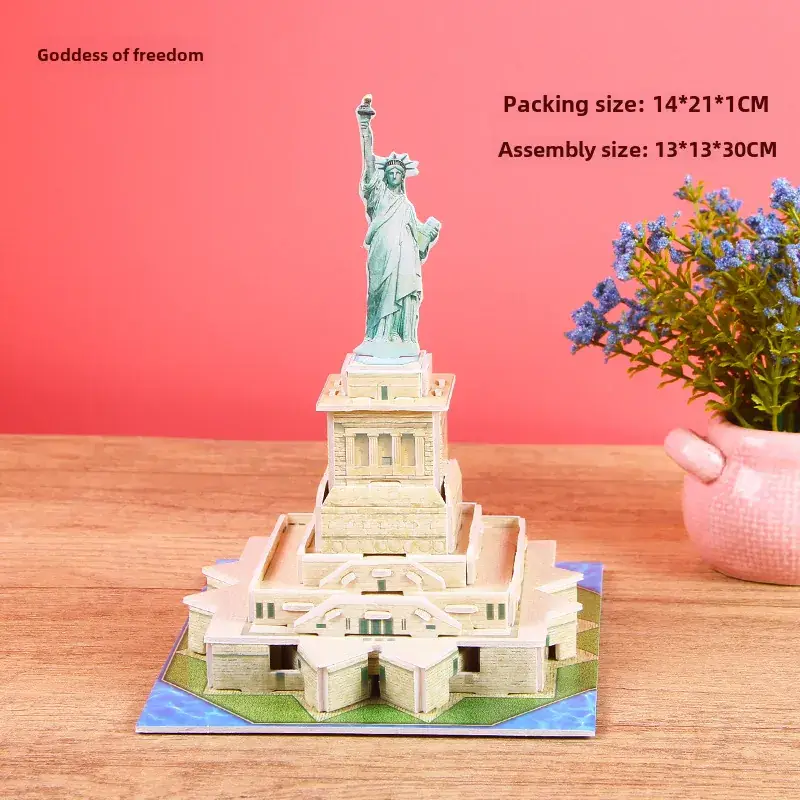 3D Tropical Cabin Puzzle for Kids Educational Toy