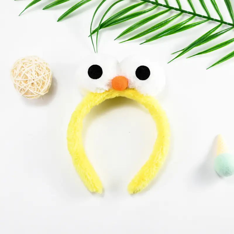 Plush Big Eyes Headband for Girls Boys