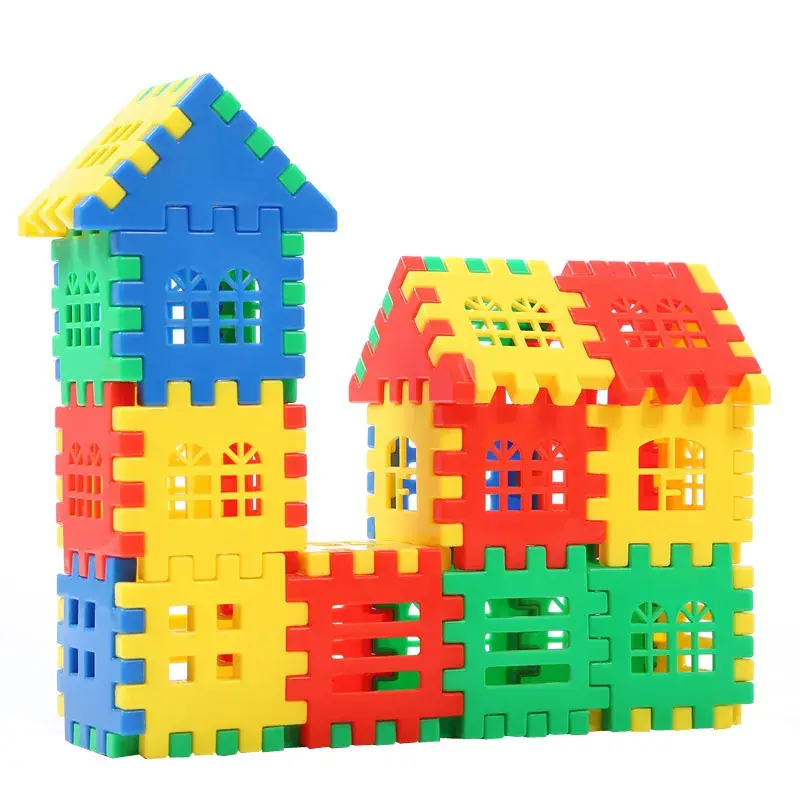 Large Square Brick House Toy for Kids 5.5cm