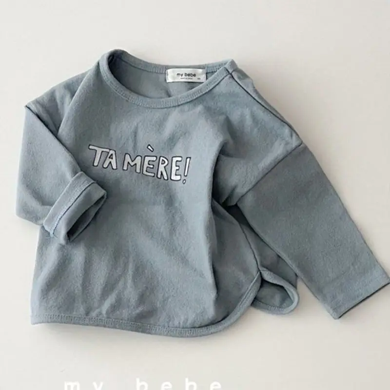 White Cotton Kids T-Shirt with "TAMERE!" Print - Image 2