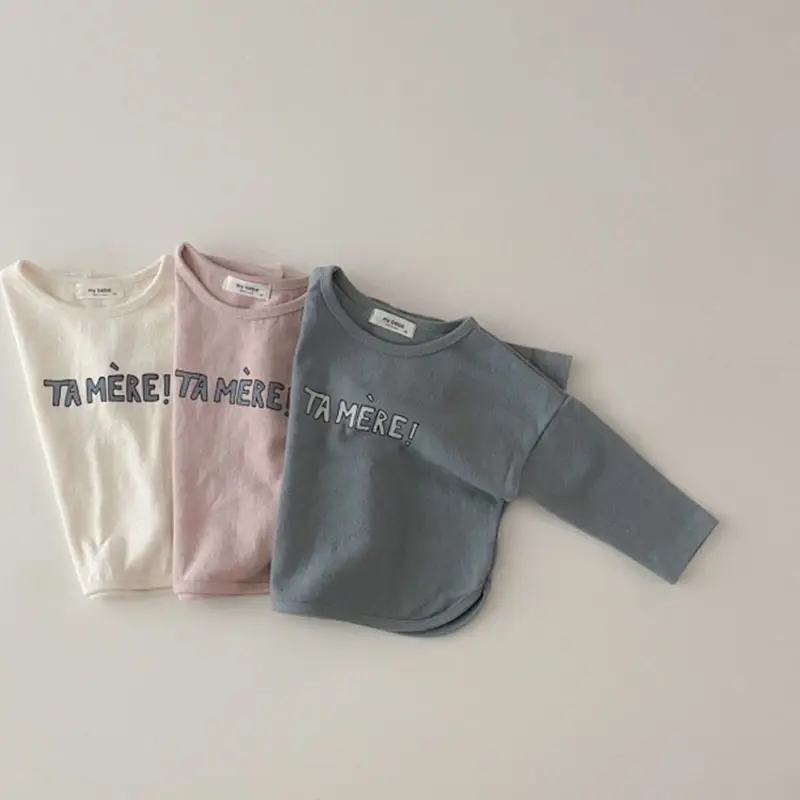 White Cotton Kids T-Shirt with "TAMERE!" Print — feature 2