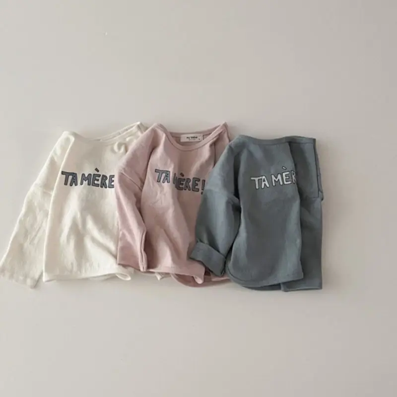 White Cotton Kids T-Shirt with "TAMERE!" Print — feature 4